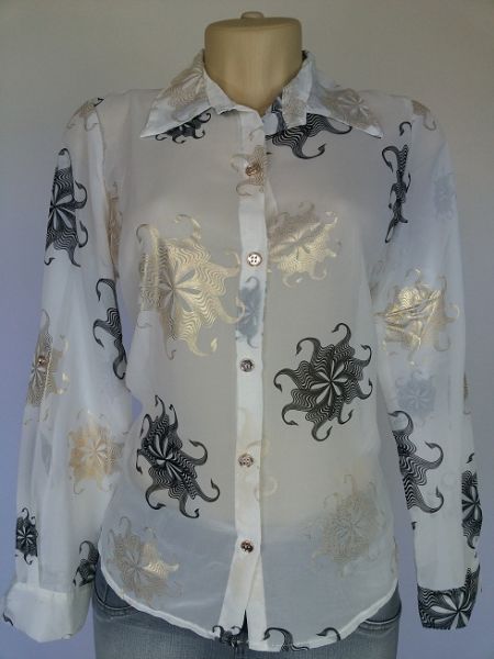 122 - Camisa Feminino Chiffon