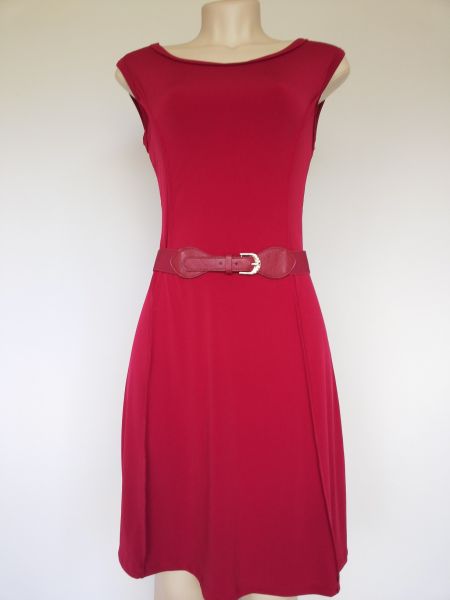 27 - Vestido Com cinto Rose